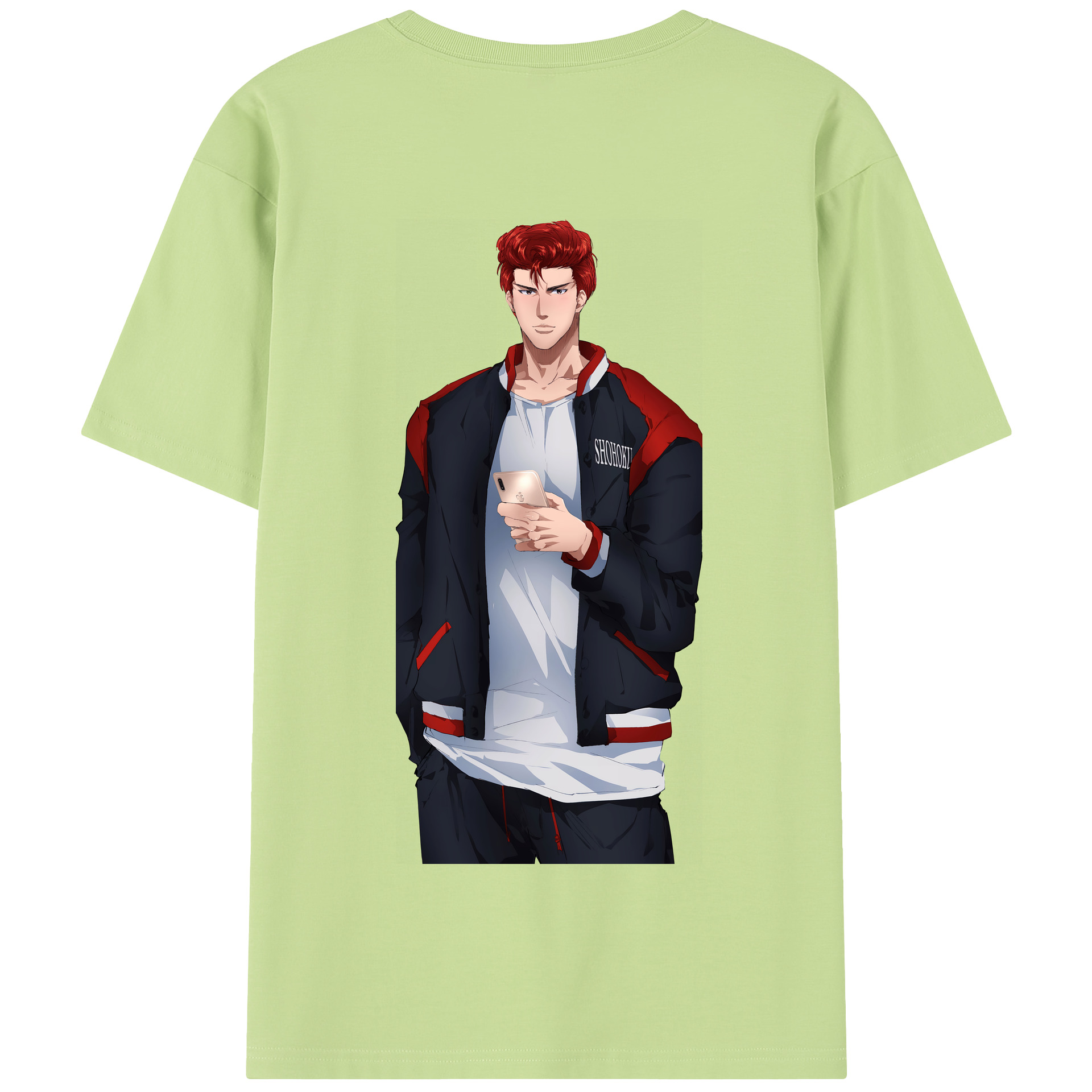 SLAM DUNK／スラムダンク 綿100％半袖Tシャツ（背面プリント）